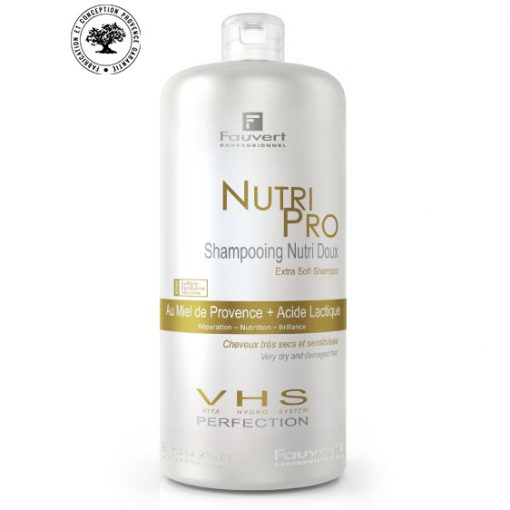 Fauvert Nutri Pro Milde Voedende en Herstellende Shampoo keratine honing